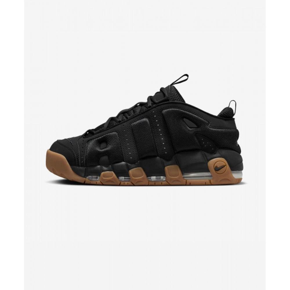 ナイキエアモアアップテンポロー M-ブラック:ブラックミディアムブラウン:ブラック/FZ3055-003