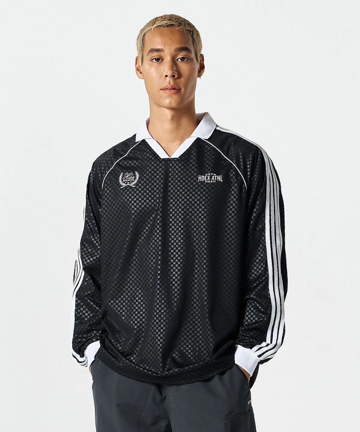 フットボール ジャージ ロング スリーブ (Black)