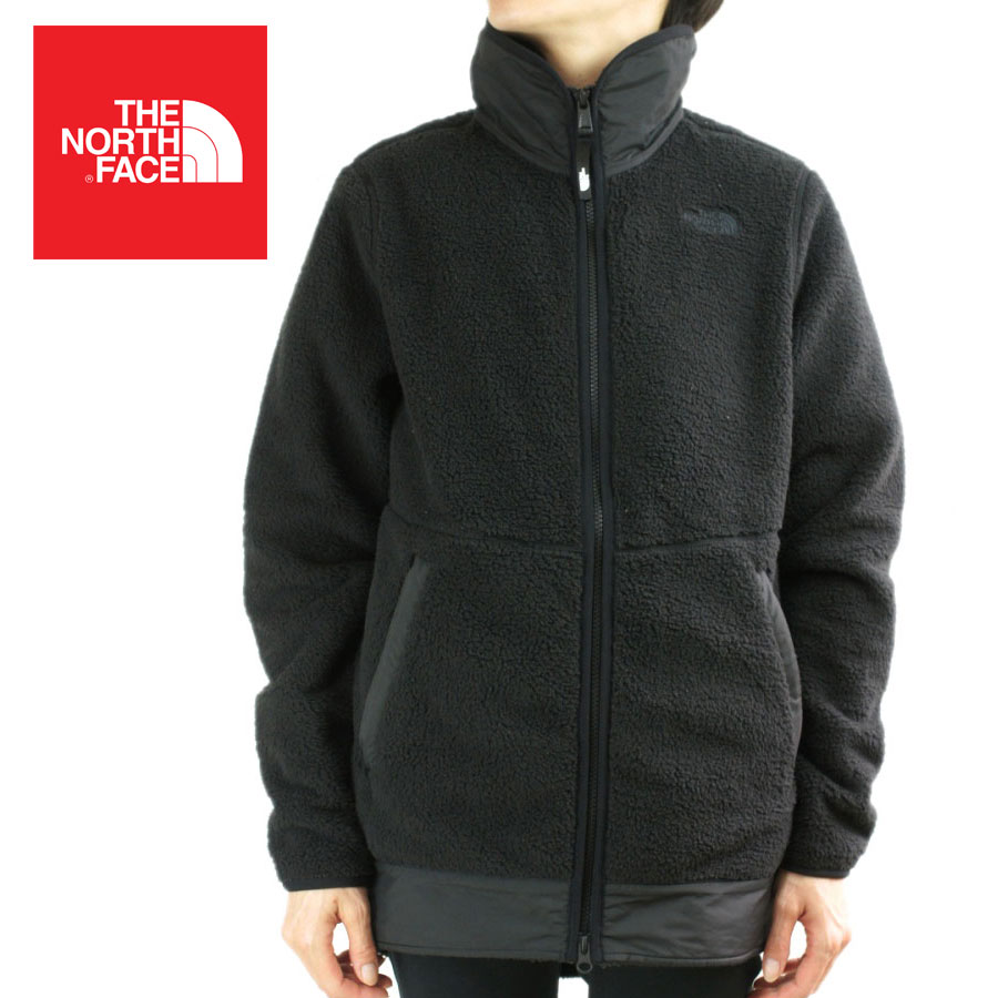 ノースフェイスTHE NORTH FACE レディース パーカーW DUNRAVN SHERPA CAMPSHIRE PARKAキャンプシャー パーカーTNF BLACK(ブラック)黒 フリース ナイ