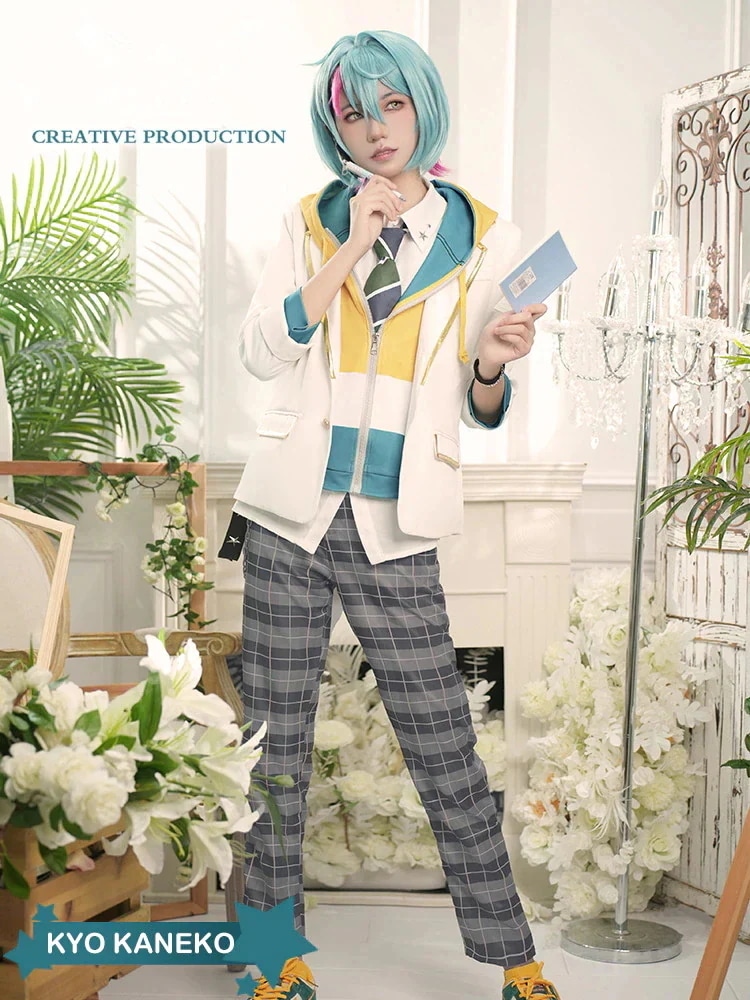 VTuber バーチャルライバー 金子鏡 Kyo Kaeko コスプレ衣装 変装 仮装 コスチューム