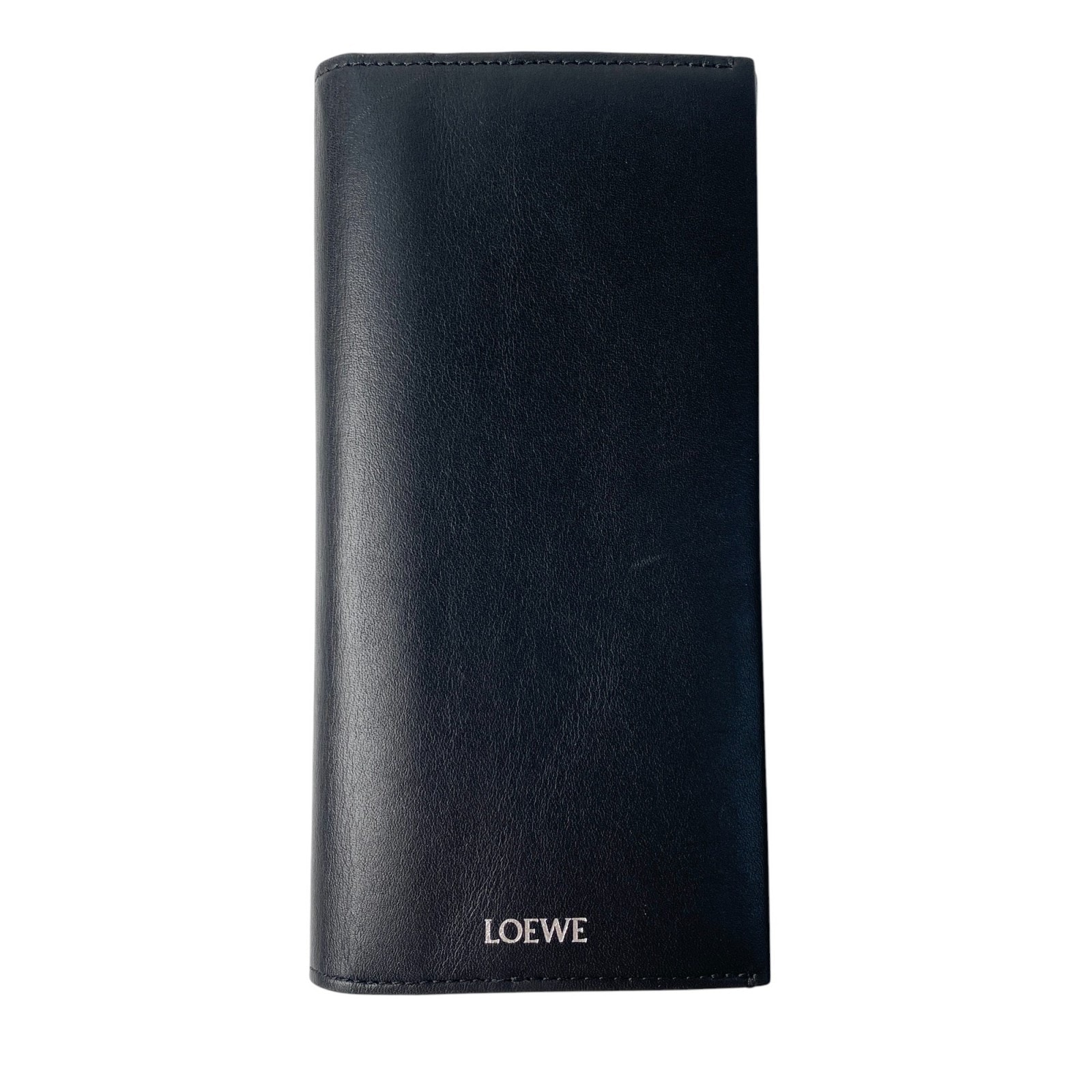美品 ロエベ LOEWE メンズ ロングウォレット 長財布　ブラック　黒