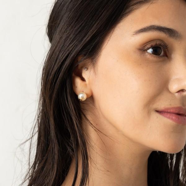 ピアス アクセサリー キラ 18151 ホワイト ゴールド レディース TORY BURCH 18151 110