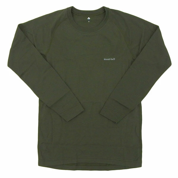 モンベル アンダーウエア メンズ ジオライン M.W.ラウンドネックシャツ XL ダークグリーン ZEO-LINE Middle Weght Round Neck RXL1107704DGN mont 6,003円