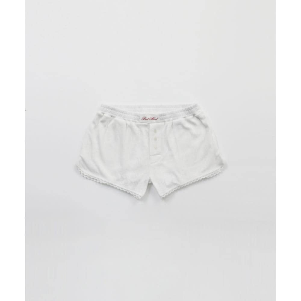 BADBLOOD Classic Logo Pointel Micro Boxer Shorts White w