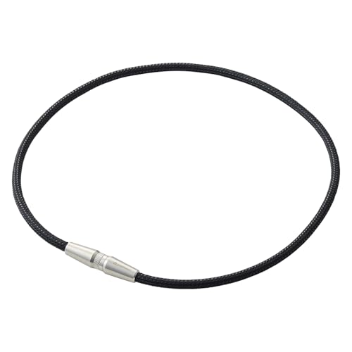 ファイテン(phiten) 【Amazon.co.jp限定】 ファイテン(phiten) ネックレス RAKUWA ネックX50 AG ローレット シルバー 50cm アクアゴールド×アクアチタンX5