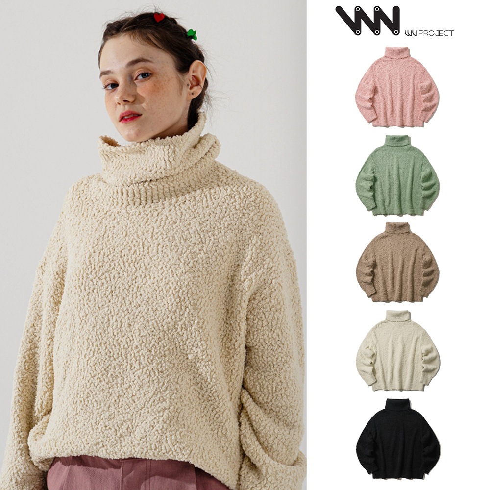 [WV PROJECT] Fluffys turtleneck knit