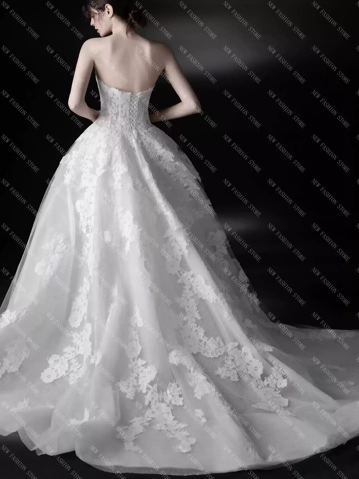 ウエディングドレス 白-90