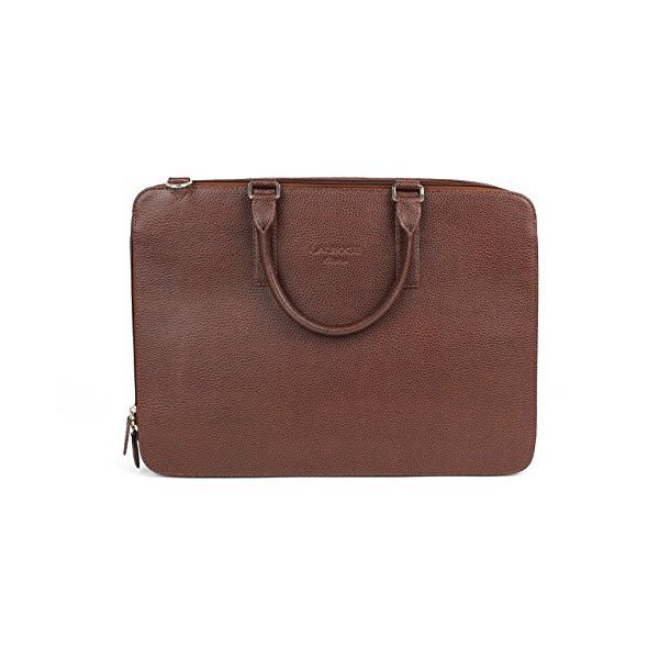 Laurige Deluxe Laptop Briefcase， 16.5 x 12.25 x 3.5 inches， Brown (G155.04) 並行輸入品 28,275円