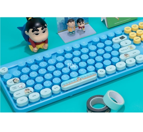 クレヨンしんちゃん 正規品 ワイヤレスキーボード かわいい 韓国人気 無線 7,022円