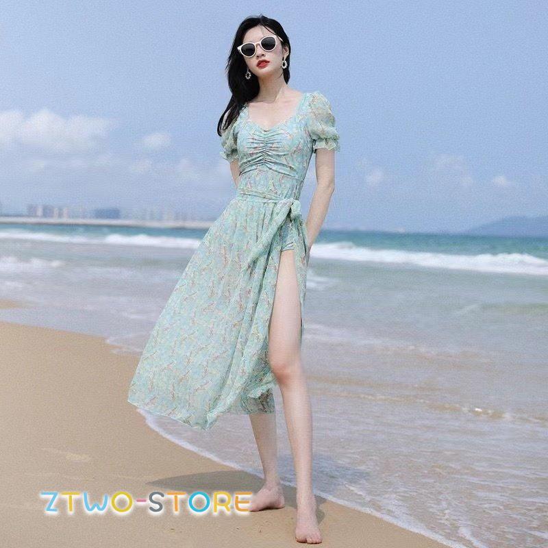 水着 レディース 花柄 かわいい パレオ 体型