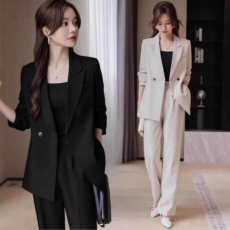 秋人気 スーツ セットアップ レディース 長袖 フォーマル ビジネススーツ/ワイドパンツ二点セットママ スーツ入園式 入学式 卒園式ジャケット髙品質 スーツ ジャケット 大きいサイズ