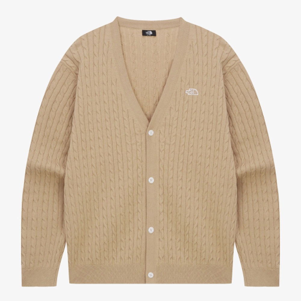 ザ・ノース・フェイス NJ5SR00B メンズホリデーカーディガン_ライトベージュ