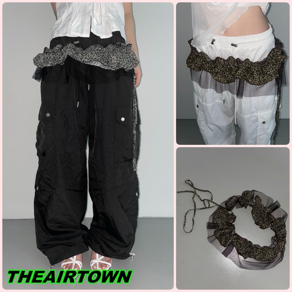 【THEAIRTOWN】leopard belt
