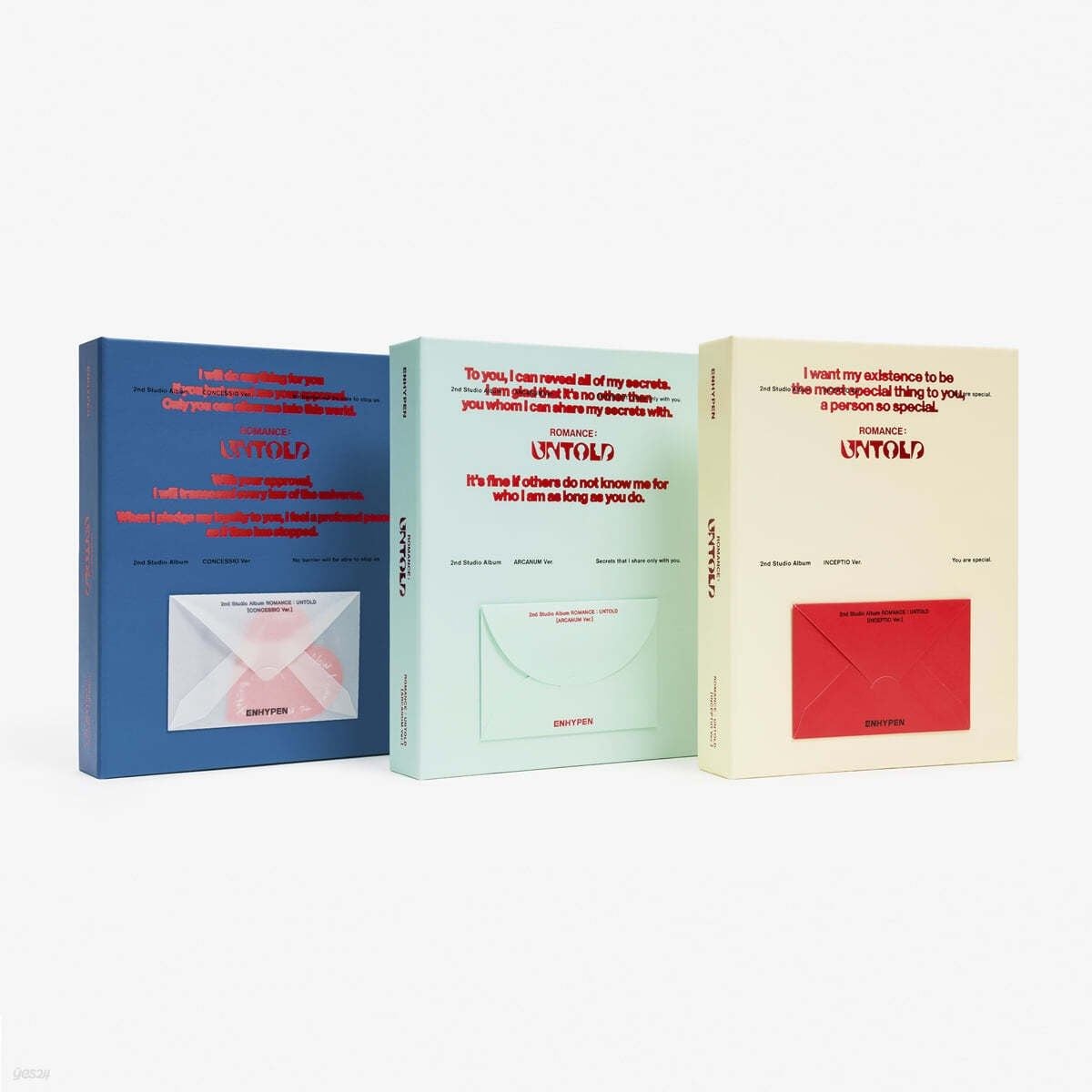 [未開封新品] [特典フォトカード4種] エンハイプン2集3種セット ROMANCE UNTOLD / 一般盤