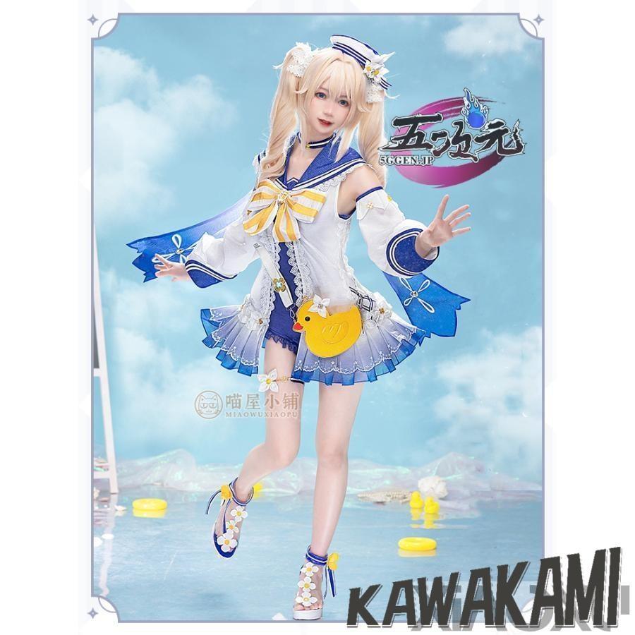 Catwushop　原神　コスプレ　バーバラ　水着　新スキン　新衣装　ウィッグ　靴　追加可
