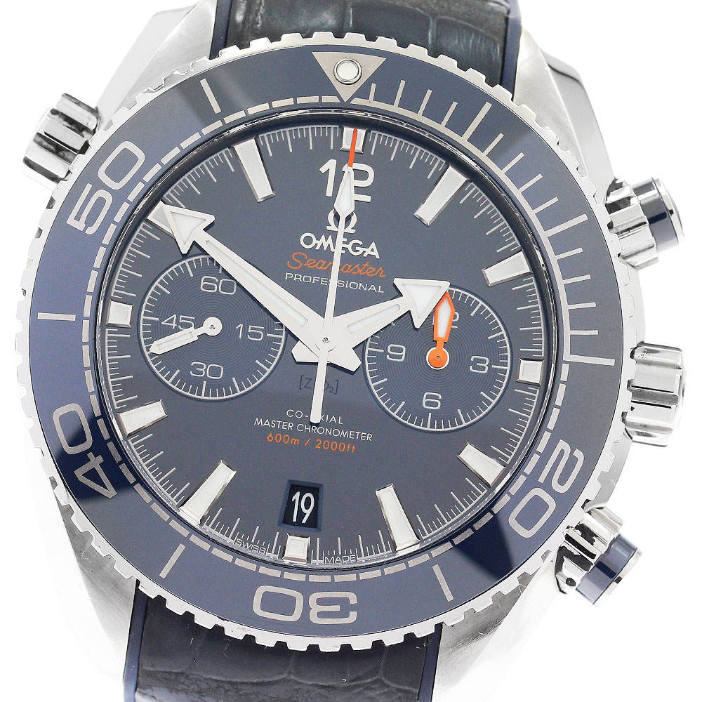 オメガ OMEGA 215.33.46.51.03.001 シーマスター プラネットオーシャン クロノグラフ 自動巻き メンズ 保証書付き_877531【中古】 376,245円