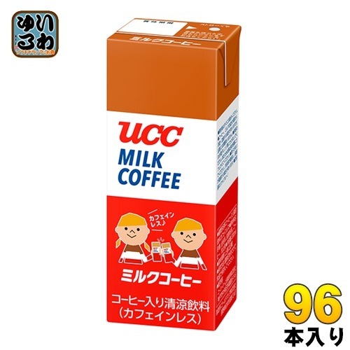 UCC ミルクコーヒー 200ml 紙パック 96本 (24本入×4 まとめ買い)