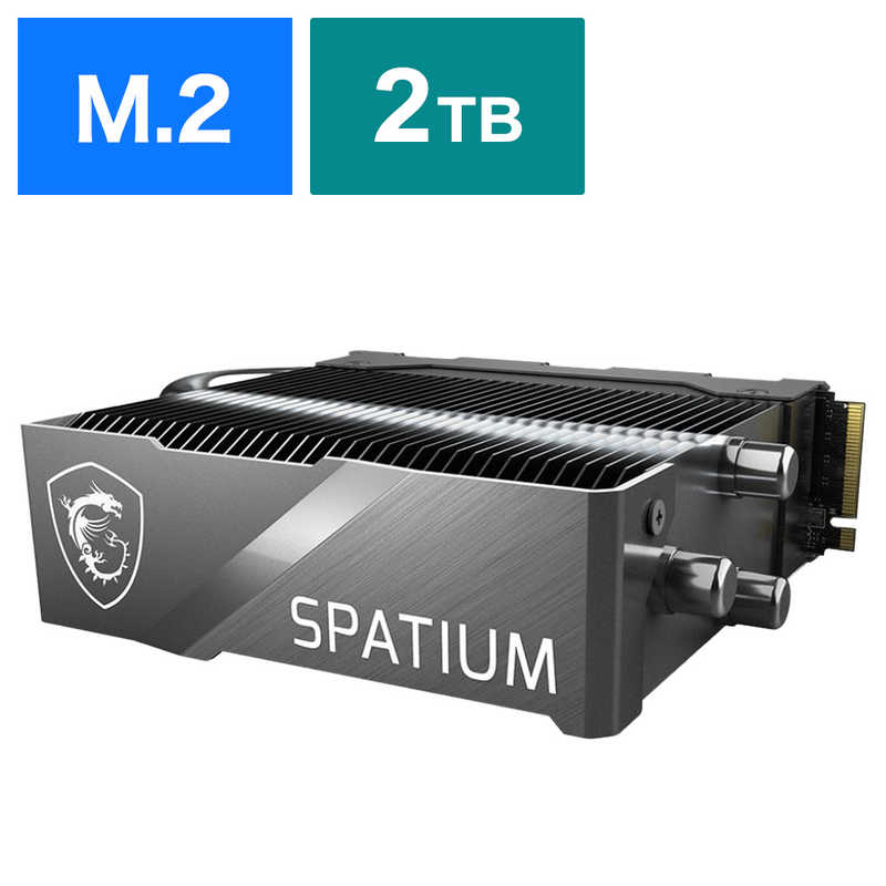 MSI　SPATIUM M570 PRO PCIe 5.0 NVMe M.2 2TB FROZR「バルク品」　SPATIUMM570PROPCI