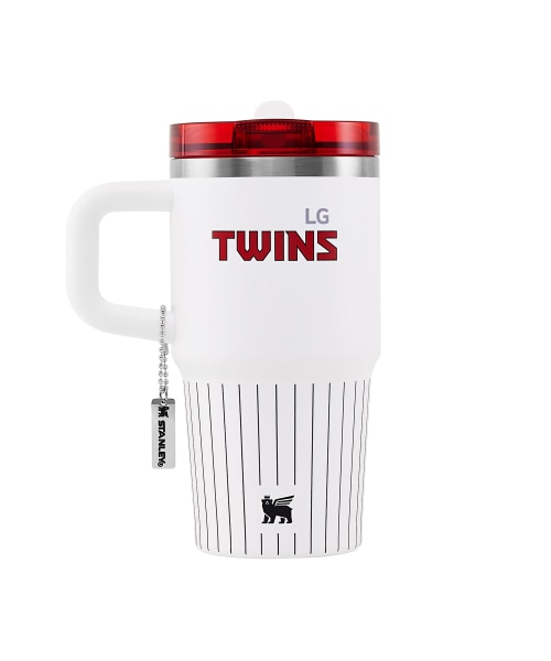 【STANLEY】 STANLEY 1913 x LG TWINS Quencher ProTour Flip Straw Tumbler 591ml, LG Stripe タンブラー 正規品
