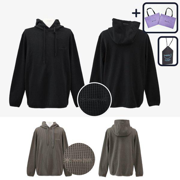 ワッフル フード 長袖 スウェットシャツ フーディ Tシャツ [デパート新商品版/AS可能]