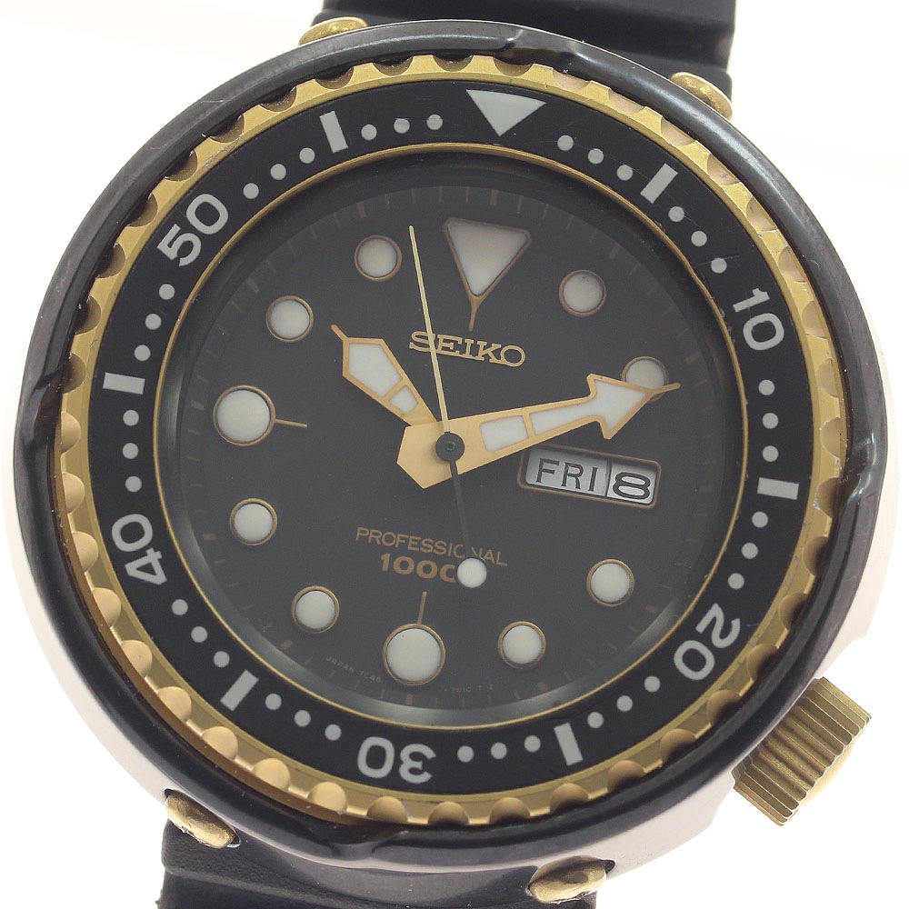 セイコー SEIKO SSBS018/7C46-7008 プロフェッショナル ダイバー デイデイト クォーツ メンズ _957497【中古】
