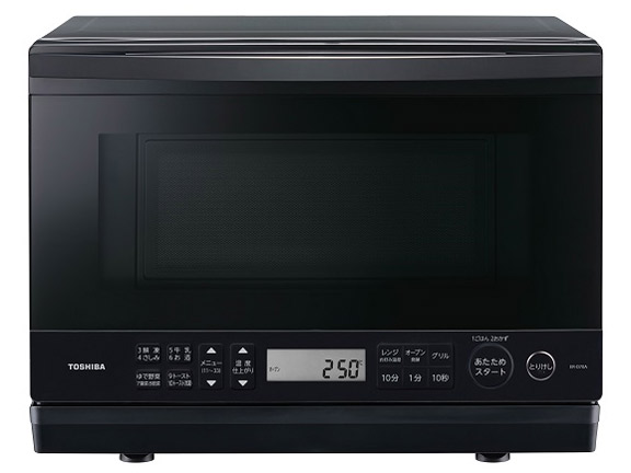 TOSHIBA　東芝　庫内容量26L　スチームオーブンレンジ　石窯ドーム ER-D70A(K) [ブラック]/【送料区分Mサイズ】