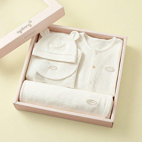 [더센트럴] 出産祝い 腹帯ギフトセット Bamboo Bebé Ring 4点セット(O/WHITE)_01T05790103