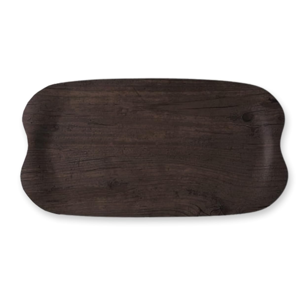 J-kitchens お盆 盆 トレー トレイ 43cm アース トレー ダークウッド 43×23cm 日本製