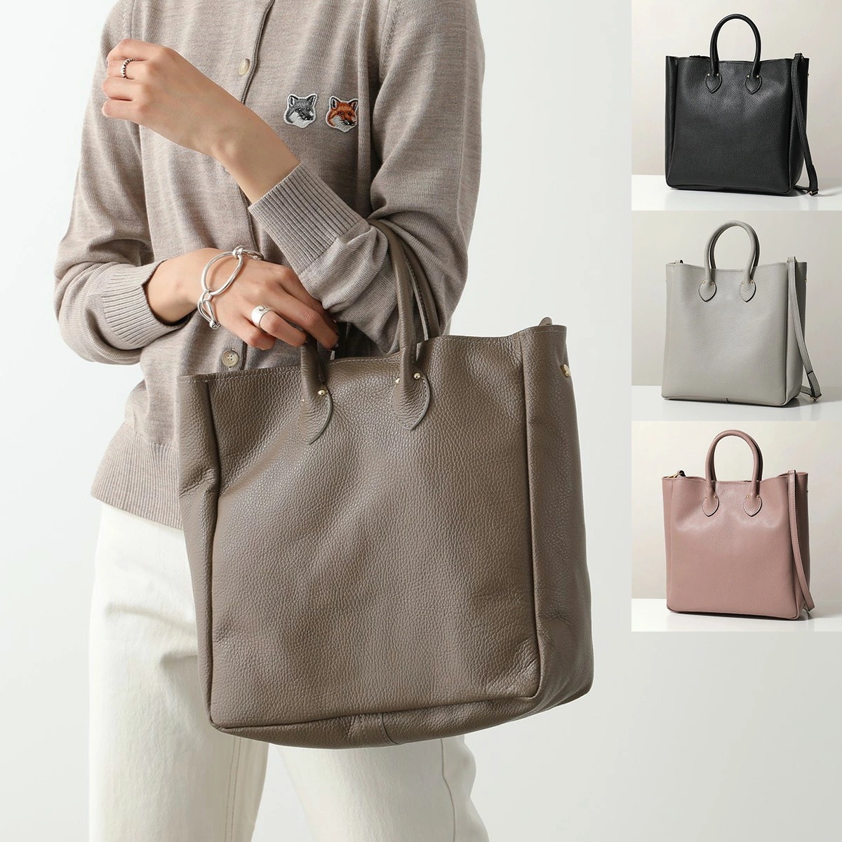 MARCO BIANCHINI マルコビアンキーニ トートバッグ NT0100 レディース レザー ショルダーバッグ 鞄 カラー4色