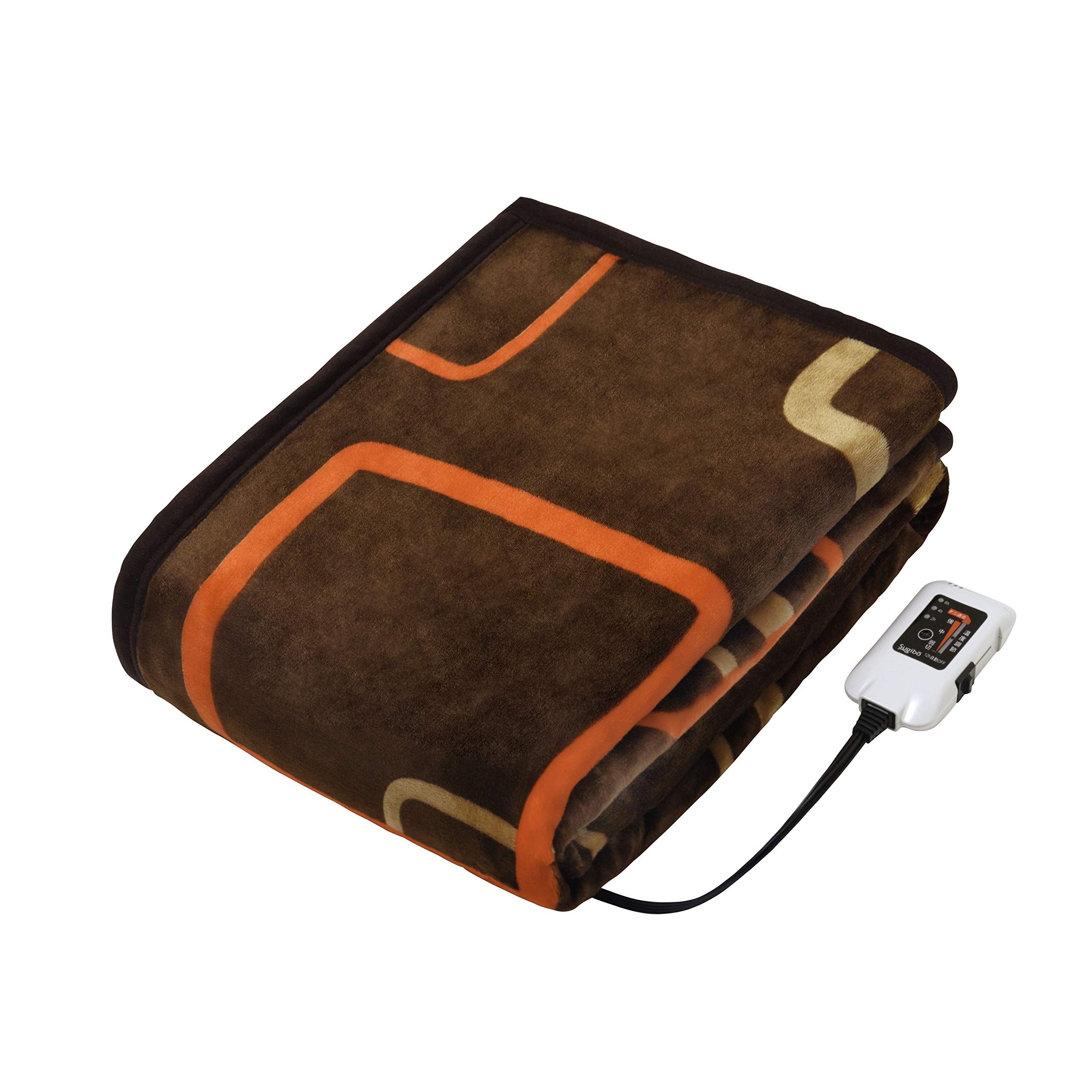 Sugibo(スギボー) 【ネット通販限定モデル】Premium Boa (プレミアムボア）電気敷毛布ロング SB20SL14(DB) ダークブラウン