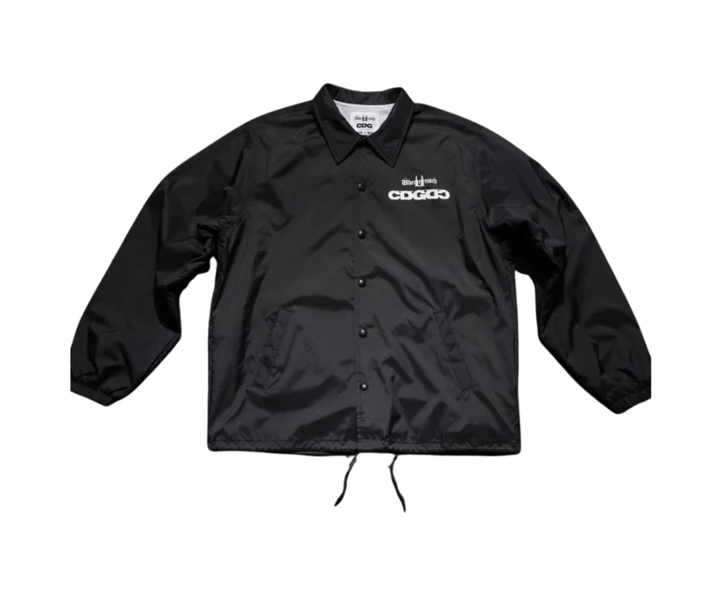 【G-DRAGON】CDG x G-DRAGON Ubermensch CDGDC Classic C o a c h Jacket Nylon Black