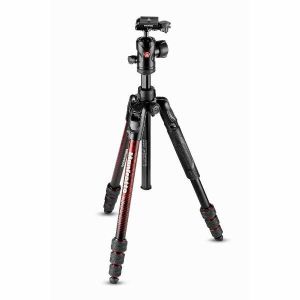マンフロット（Manfrotto）befreeアドバンス アルミニウムT三脚キット レッド MKBFRTA4RD-BH