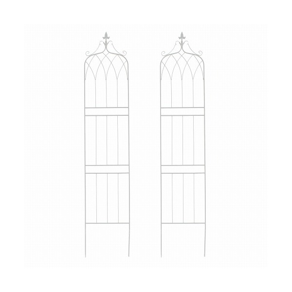 住まいスタイル アイアンフェンス ドレープ ハイタイプ 2枚組 ホワイト IF-DR029-2P-WHT メーカー直送