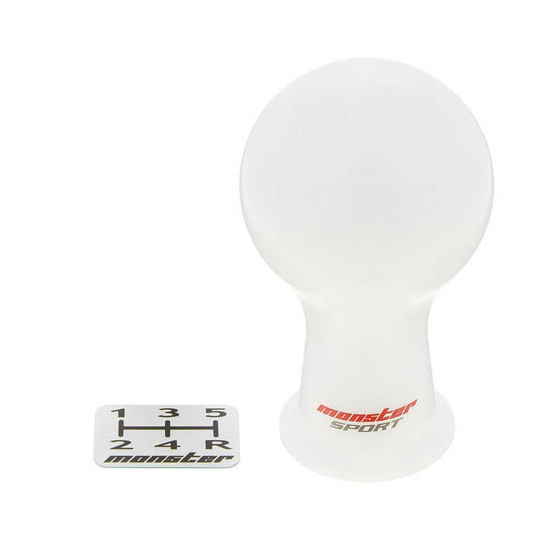 MONSTERSPORT　モンスター シフトノブAタイプ(球型) M12xP1.25 トヨタ/スバル/スズキ等 M12×P1.25 白　831136-0000M