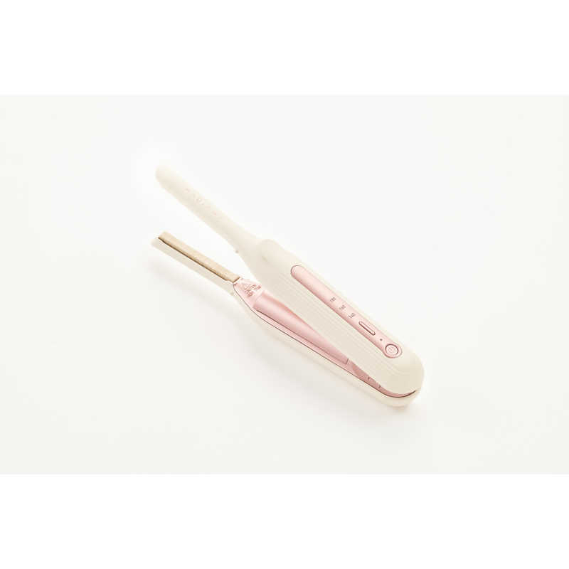 B next　モバイルヘアアイロン radiant 6mm 140℃～180℃ 充電式(コードレス) ホワイト　PC-01WH