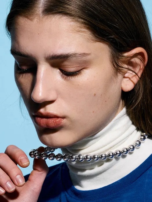 dropping Water drops And Chain Necklace 韓国コスメ 韓国ブランド レディースファッション アクセサリー ピアス 指輪 イヤリング 韓国人気 アイドル