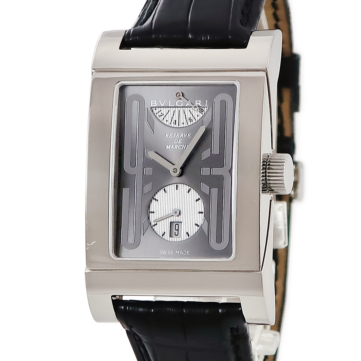 レッタンゴロ リミテッドエディション RTW49GLD 手巻き メンズ K18WG無垢 グレー スモールセコンド 限定11本 3年保証