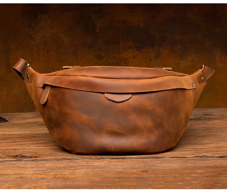 復古の潮の手の遅い時間の手革の胸かばん男性ショルダーバッグカジュアルショルダーバッグ頭の層牛革巾着多机能