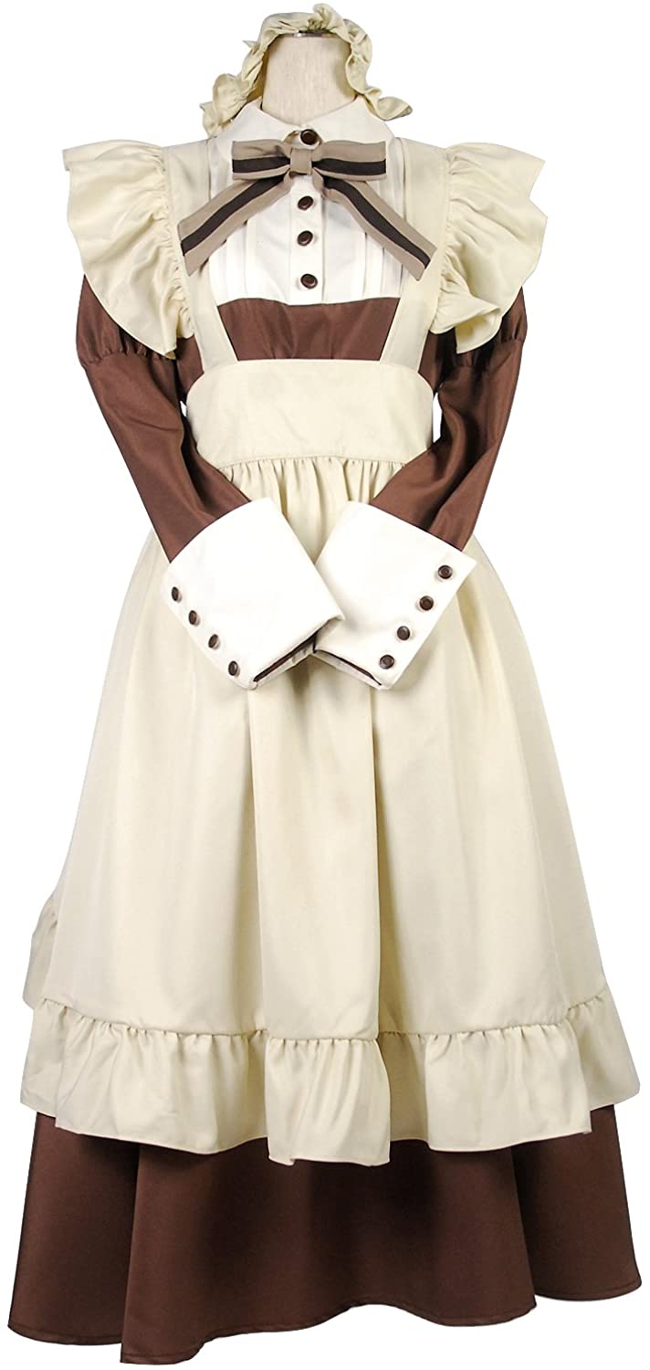 中世 カントリー ロング メイド コスプレ 衣装 ドレス レディースサイズ
