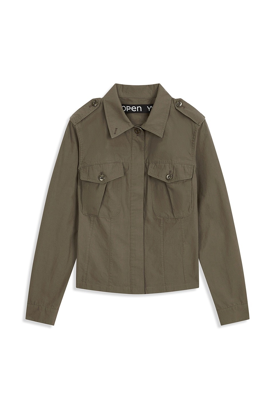 【OPEN Yy】 26SS FITTED CAMP SHIRT : KHAKI