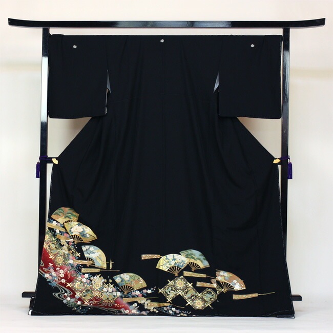 レンタル 留袖 レンタル 往復送料無料 着物 黒留 ゆとりサイズ 3L4LL対応 黒留袖 19点フルコーディネートセット 結婚式 rental とめそで kimono きもの