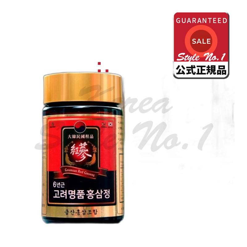 6年根高麗高品紅参錠240g×4本2本4錠