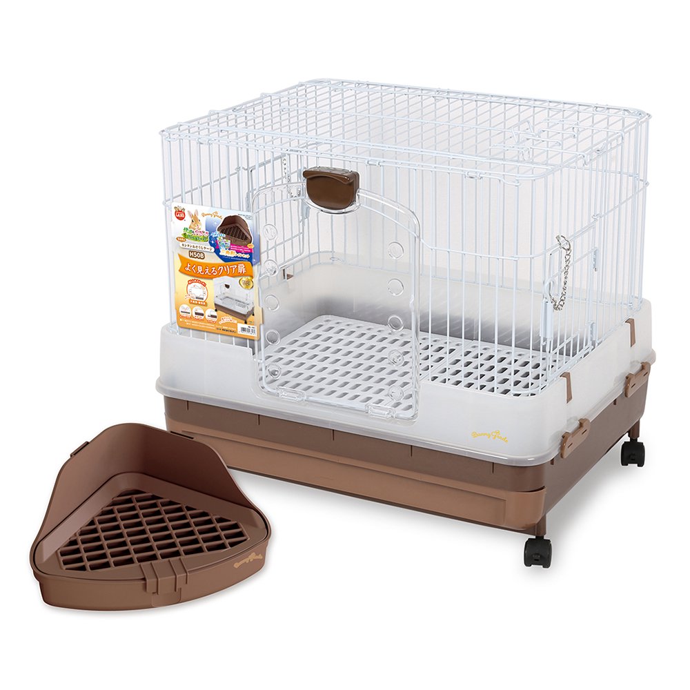 うさぎケージ　うさぎのカンタンおそうじケージＨ５０Ｂ　三角形トイレセット　ＣＲＣ50―20―33―15―00
