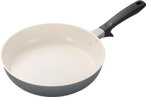 京セラ セラブリッド PFAS 鉛 カドミウム フッ素 不使用 セラミック 加工 フライパン 28cm ガス火専用 焦げ付きにくい 油使用 中火以下 カームグリーン CF-G28D-WGR