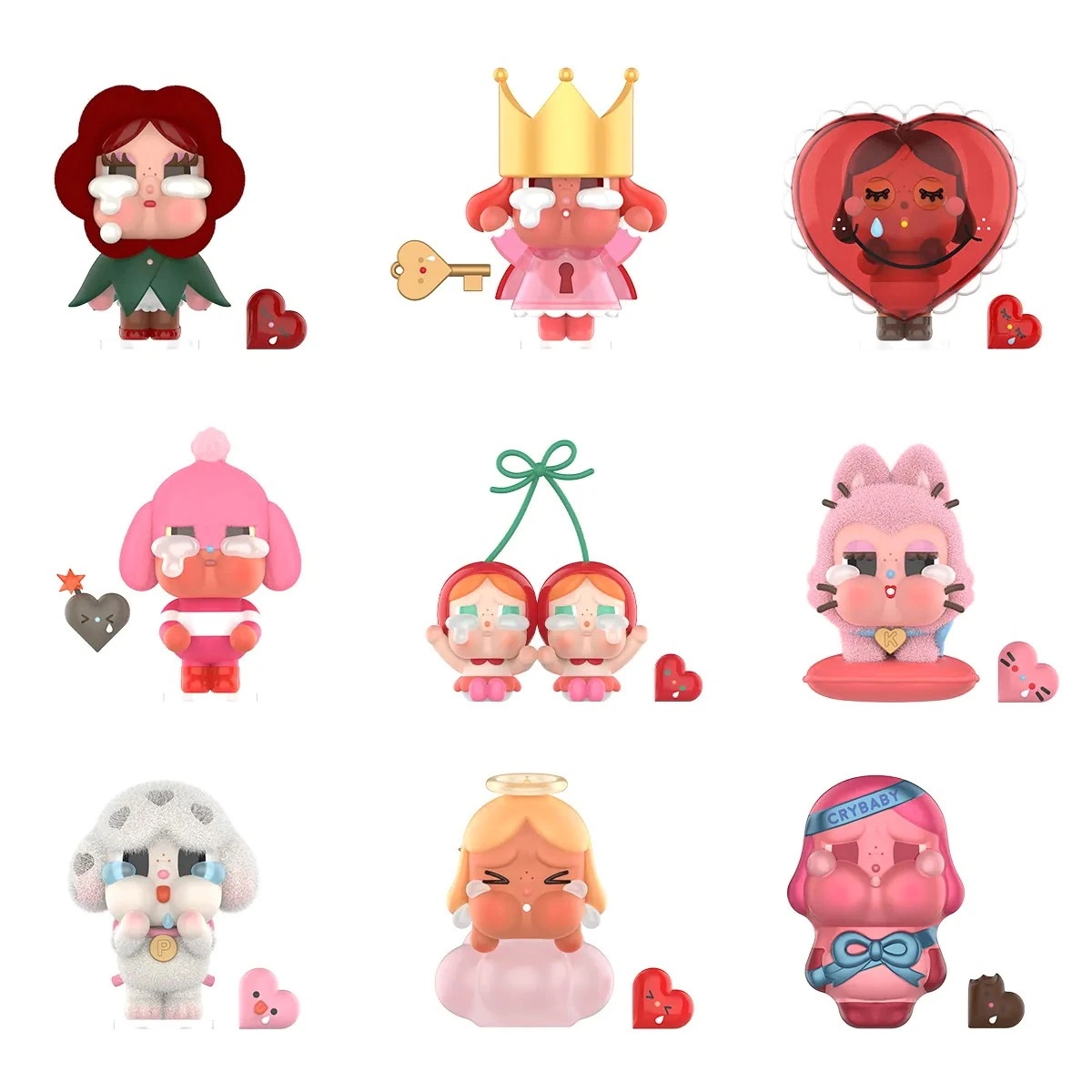 公式正規品 POP MART CRYBABY Crying For Love シリーズ フィギュア ブラインドボックスガチャポンブラインドボックス
