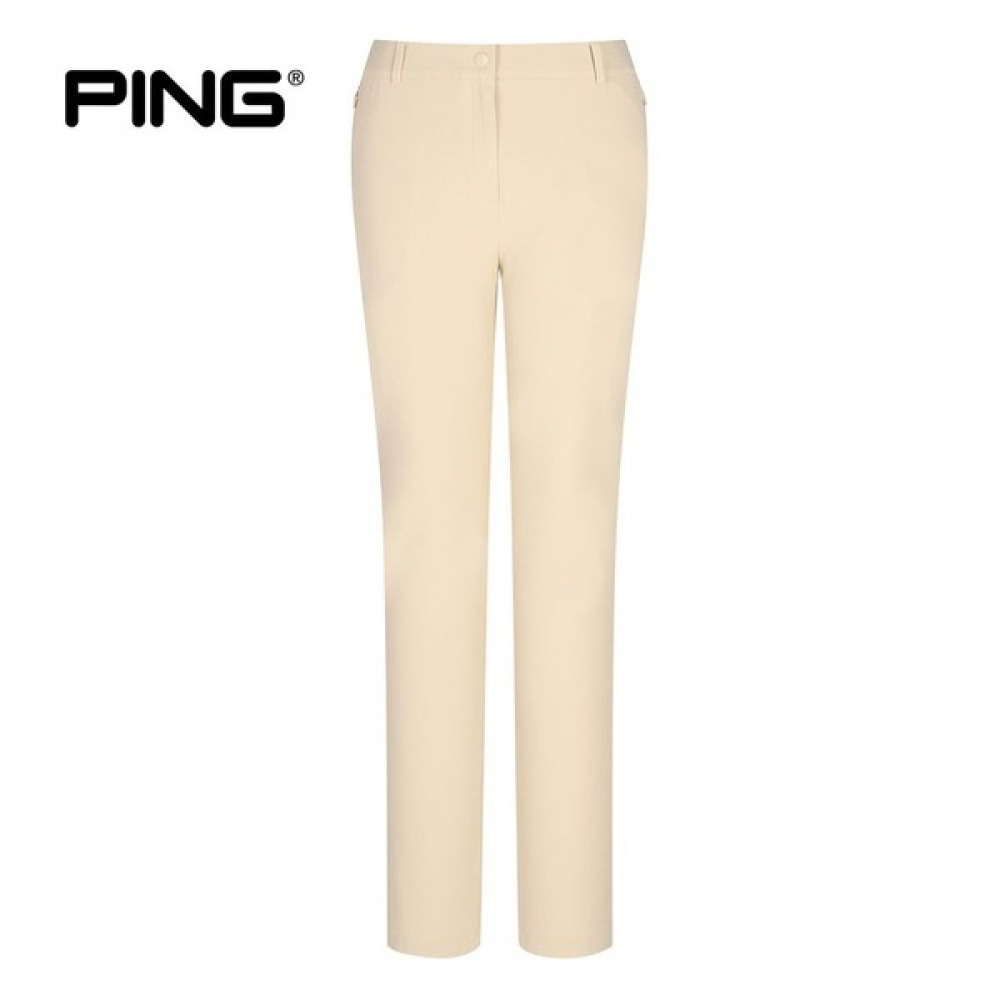 [ping] 女性用ポケットデコレーションパンツ