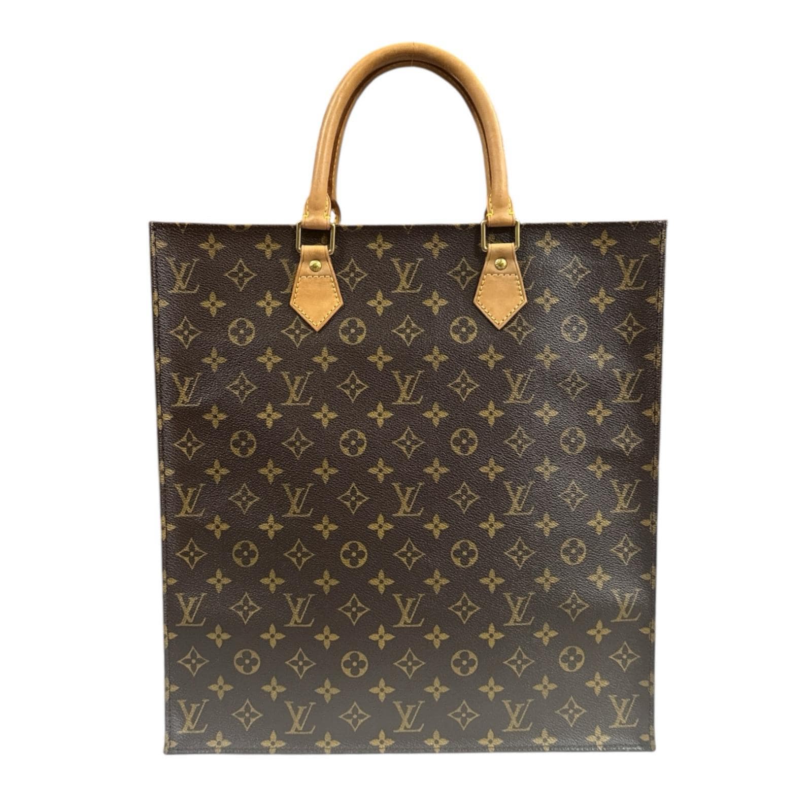 ルイヴィトン サックプラ モノグラム ハンドバッグ モノグラムキャンバス M51140 ブラウン LOUIS VUITTON 中古