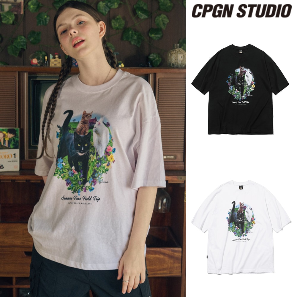 CPGN STUDIO】 DTP TRIP CAT Short Sleeve Tee Tシャツ・カットソー