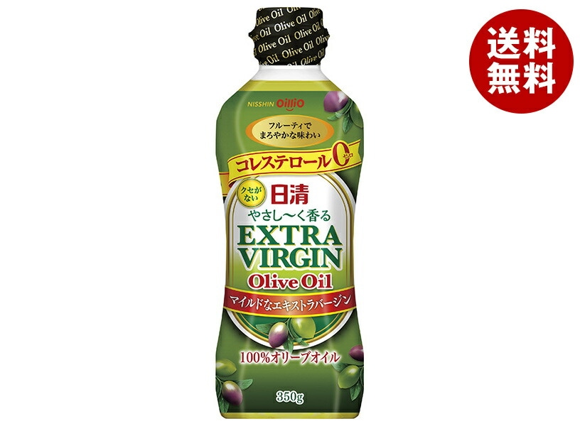 日清オイリオ 日清 やさし～く香る エキストラバージンオリーブオイル 350gPET＊10本入＊(2ケース)