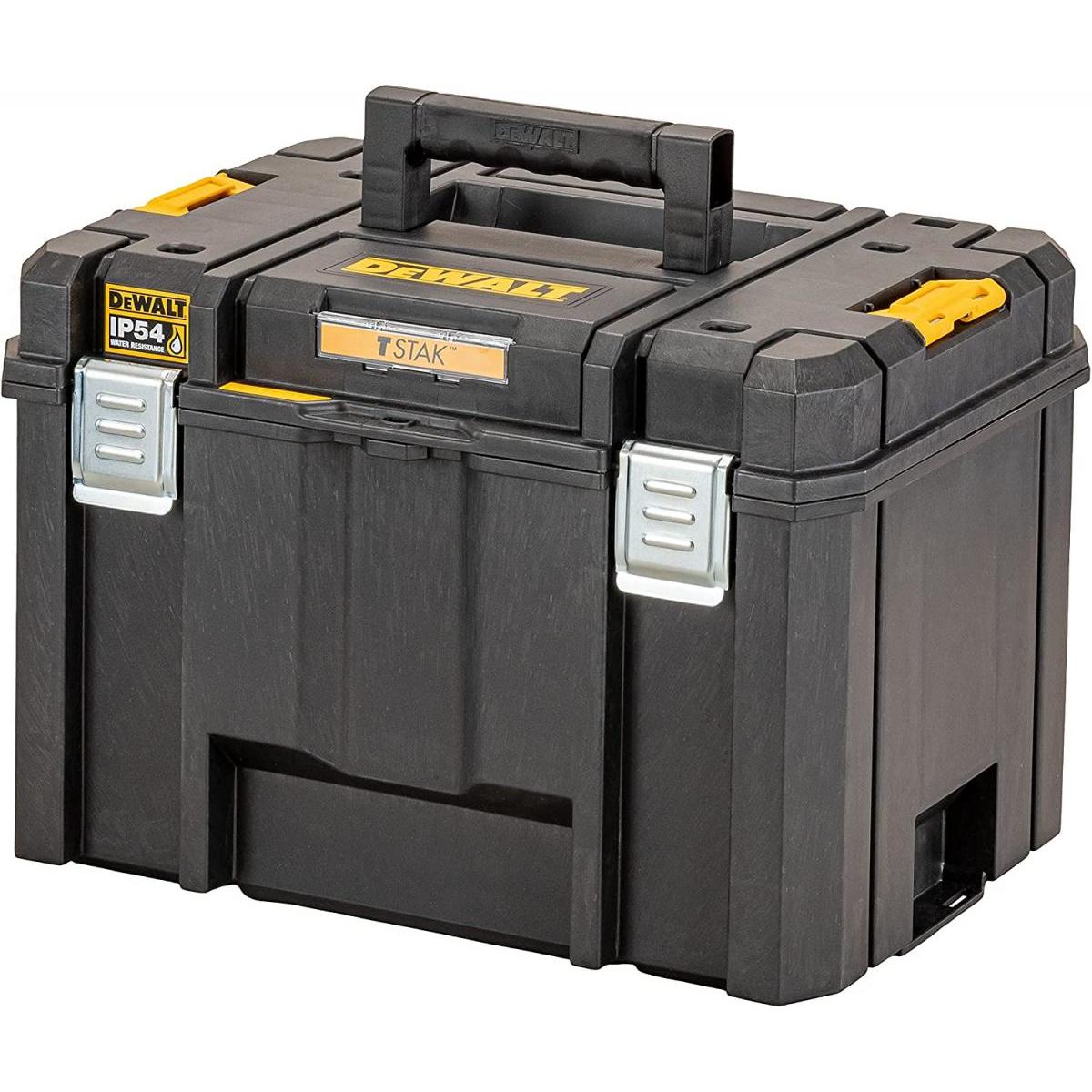 【在庫有・即納】 デウォルト DEWALT ラージボックス DWST83346-1 TSTAK （ティースタック） 収納ケース 工具収納 工具箱 ツールボックス